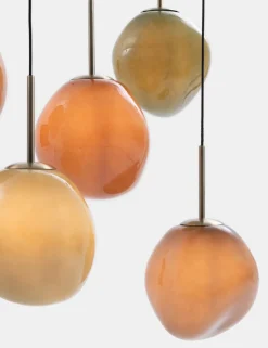 Abby hanglamp 5*E27 - Multikleur