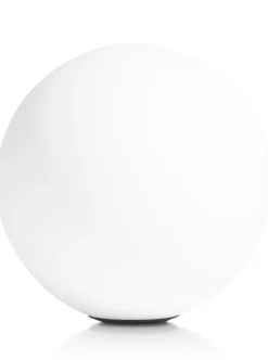 Ally glazen bol D30cm - Wit