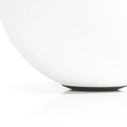 Ally glazen bol D30cm - Wit