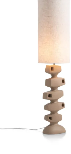 Anton vloerlamp 1*E27 - Beige