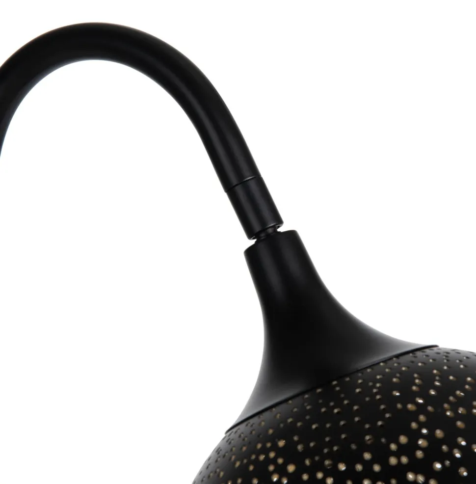 Arjen tafellamp 1*E27 - Zwart/Goud