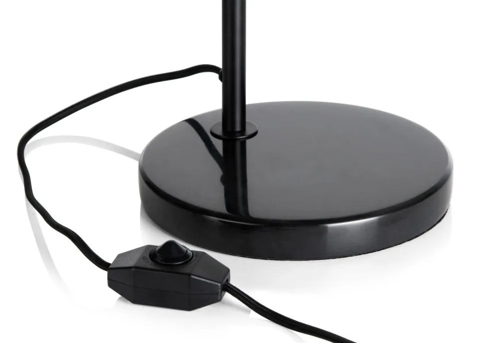 Arjen tafellamp 1*E27 - Zwart/Goud