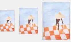 Aurora wand doek - 70x100cm