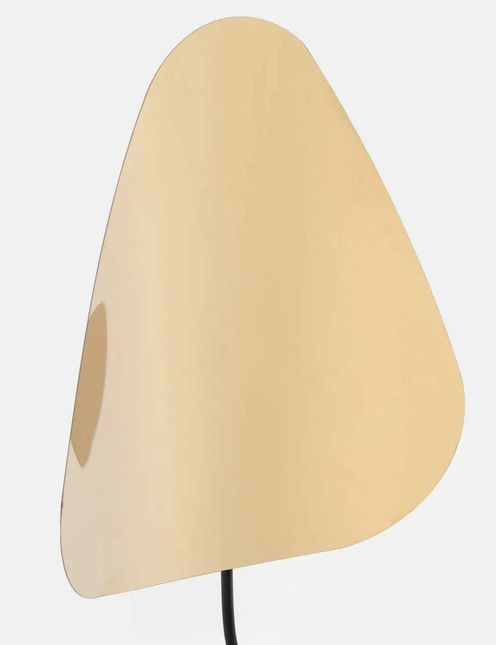 Bea kandelaar H20cm - Zwart/Goud