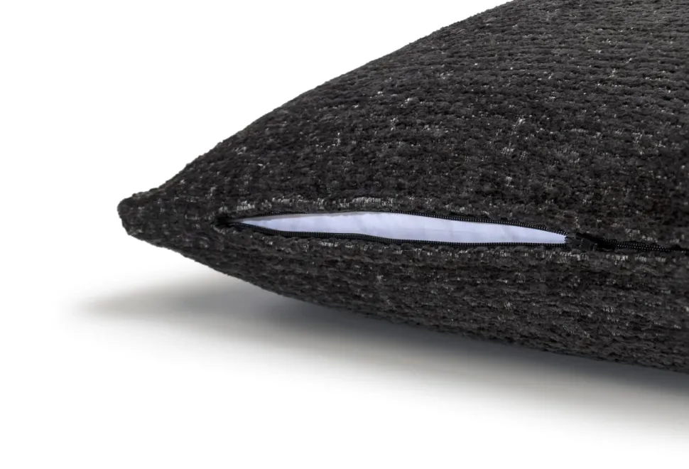 BeautiQ - Chic kussen 60x60cm - Antraciet