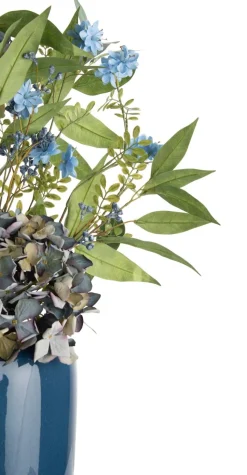 Blossom Spray H91cm kunstbloem - Blauw