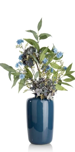 Blossom Spray H91cm kunstbloem - Blauw