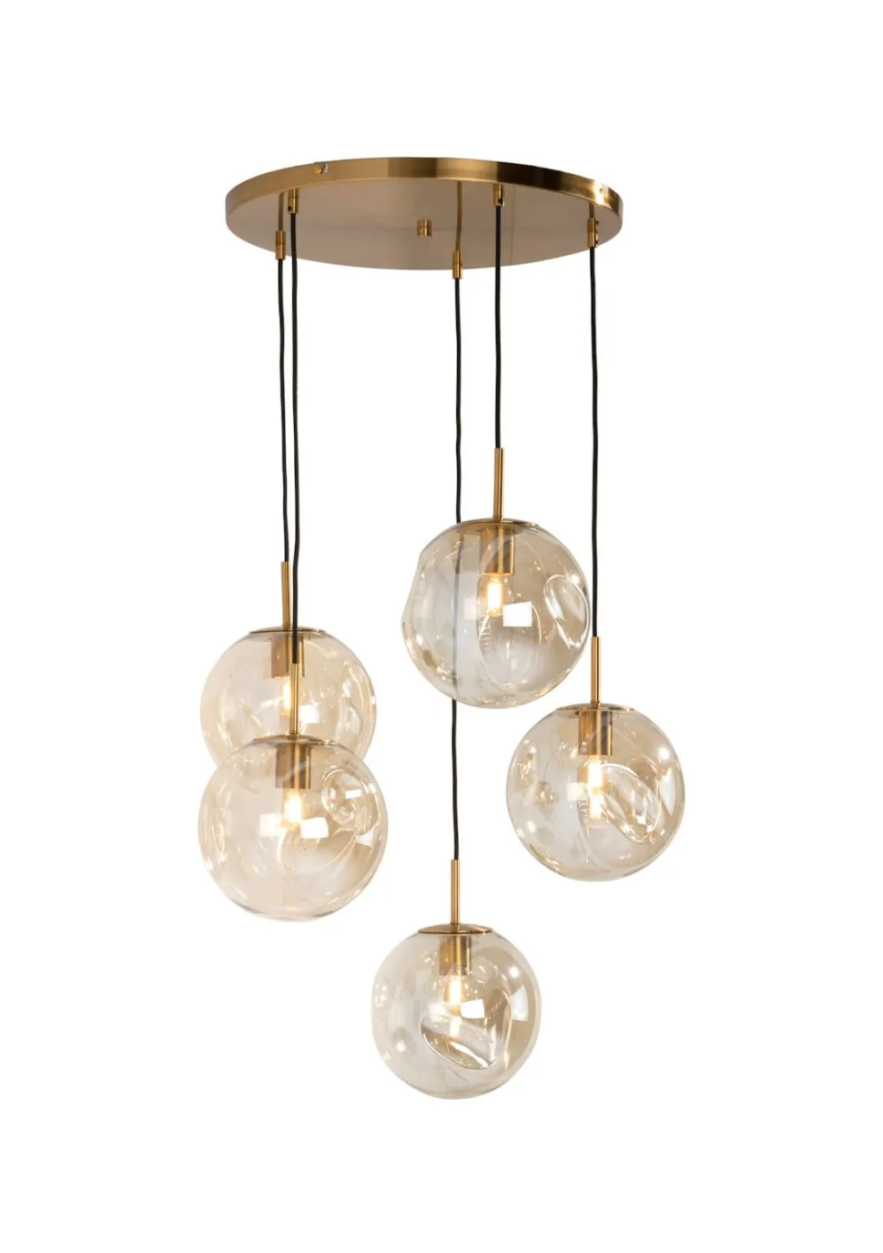 Bo hanglamp 5*E27 - Goud