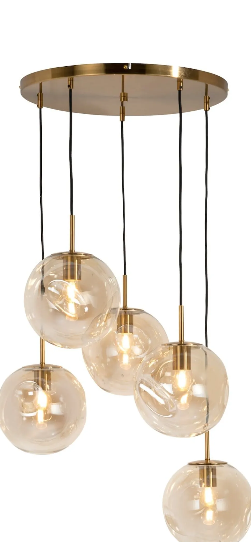 Bo hanglamp 5*E27 - Goud