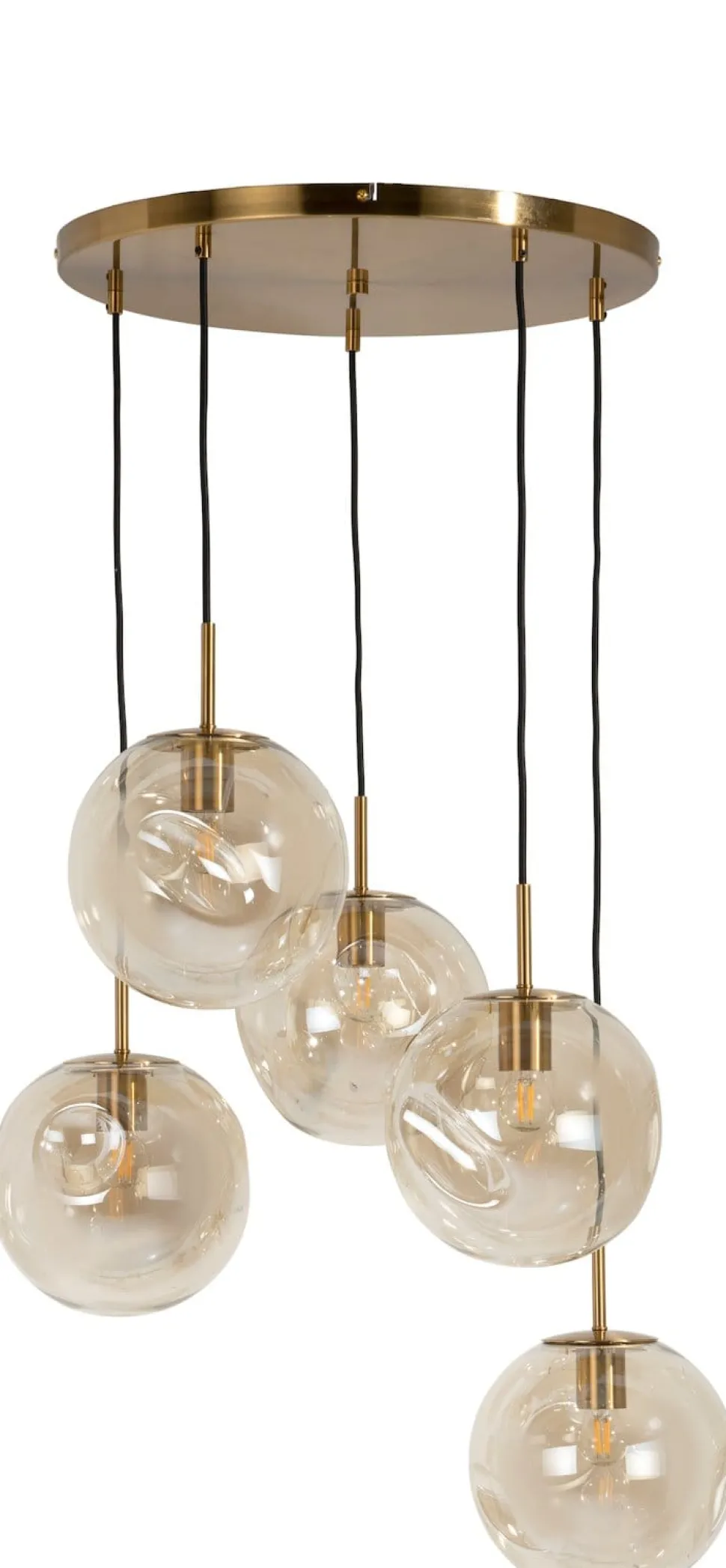 Bo hanglamp 5*E27 - Goud
