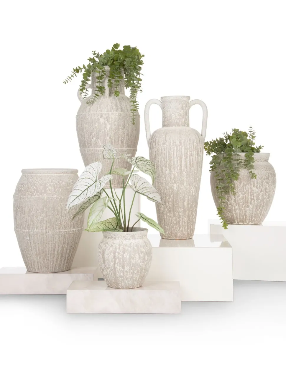 Braga vaas H70cm - Beige