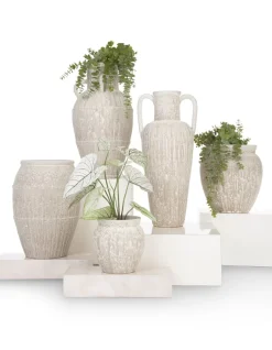 Braga vaas H75cm - Beige