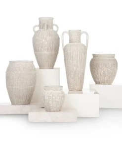 Braga vaas H75cm - Beige