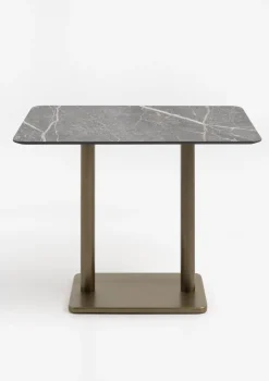 Brest bartafel marble light grey 120x75cm - Goud