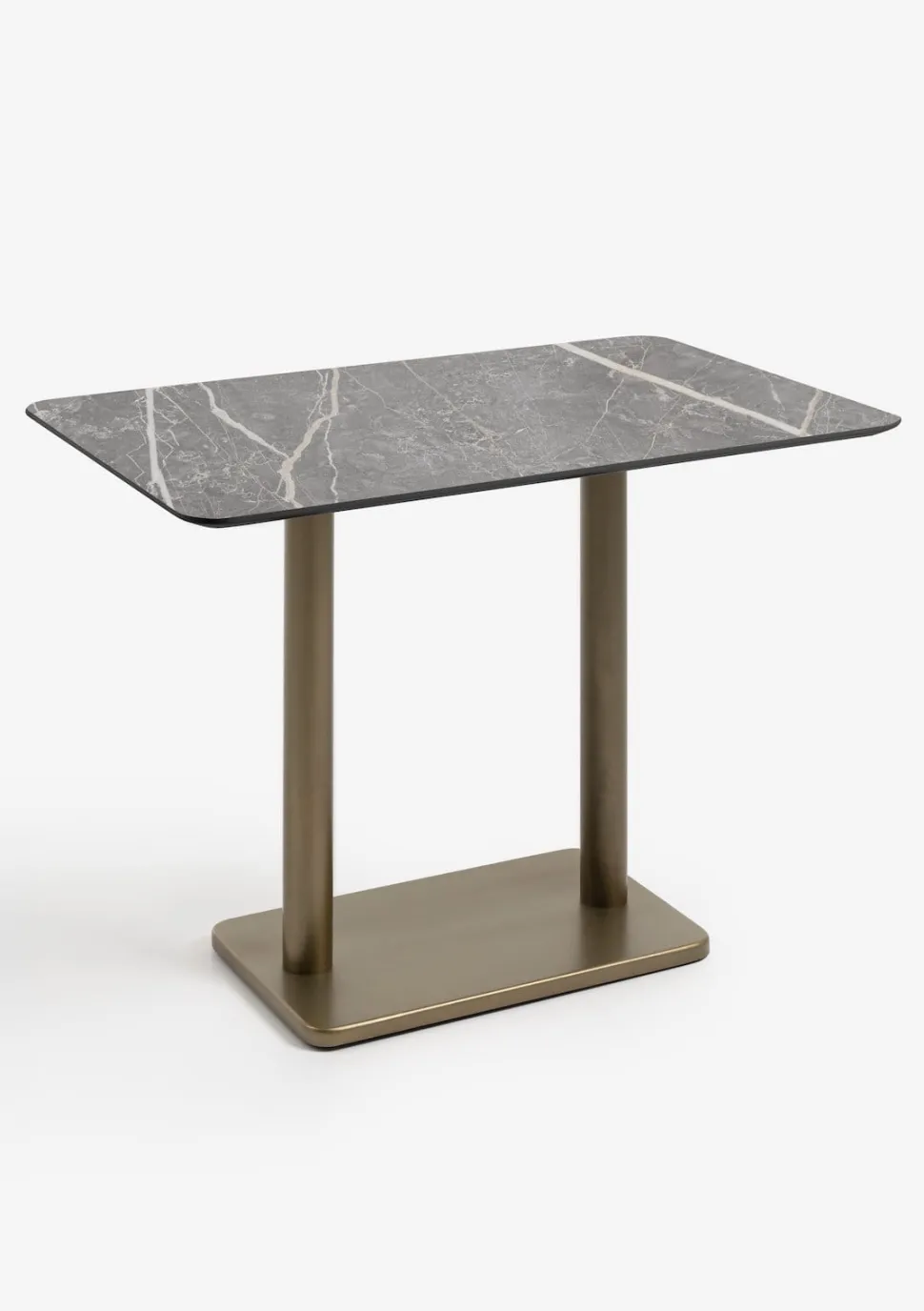 Brest bartafel marble light grey 120x75cm - Goud