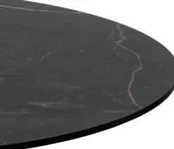 Brest bistrotafel marble onyx D80cm - Goud