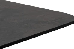Brest bistrotafel stone anthracite 75x75cm - Goud