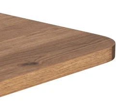 Brest bistrotafel vintage oak 120x75cm - Goud