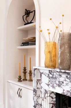 Brisk vaas H32cm - Amber