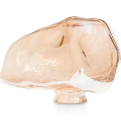 Cali glazen bol S - Bruin