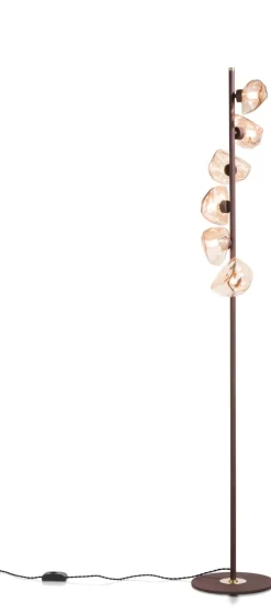 Cali glazen bol S - Bruin