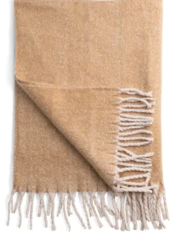 Camel plaid 127x152cm - Oker