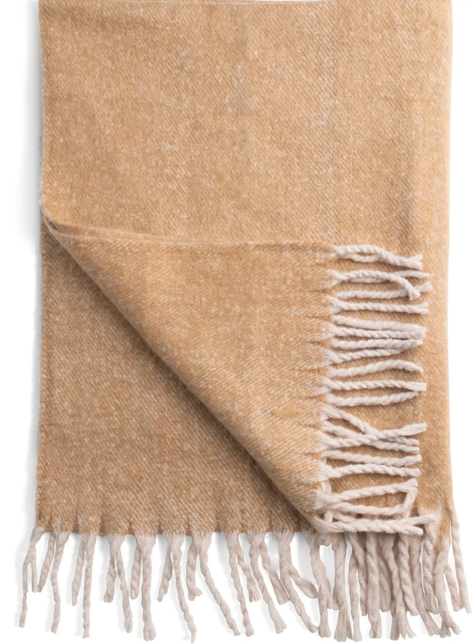 Camel plaid 127x152cm - Oker