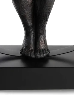 Circle Man beeld H58cm - Zwart