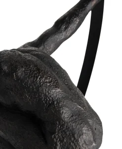 Circle Man beeld H58cm - Zwart