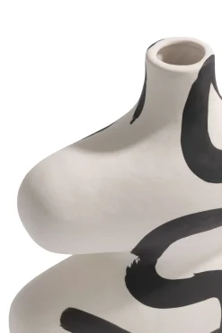 Curvy vaas H26cm - Multikleur