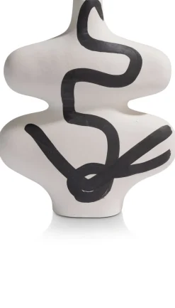 Curvy vaas H35cm - Multikleur