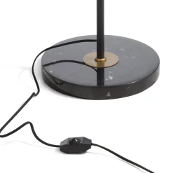 David vloerlamp 2*G9 - Zwart / antraciet