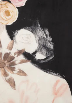 Dior Flower schilderij 120x180cm - Multikleur