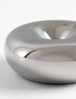 Donut kandelaar D12cm - Zilver