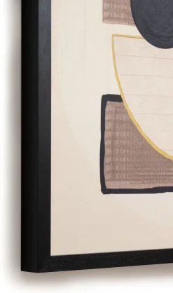 Encounter schilderij 100x100cm - Cremekleurig