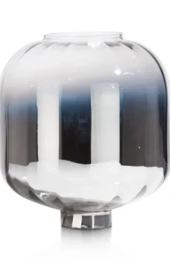 Essex glazen bol B - Antraciet