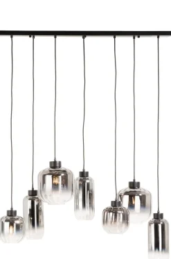 Essex glazen bol B - Antraciet