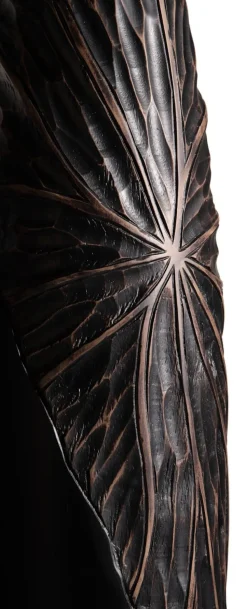 Faye vaas H107cm - Zwart