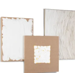 Finn schilderij 70x70cm - Naturel