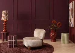 Flore lampenvoet 1*E27 - Roest