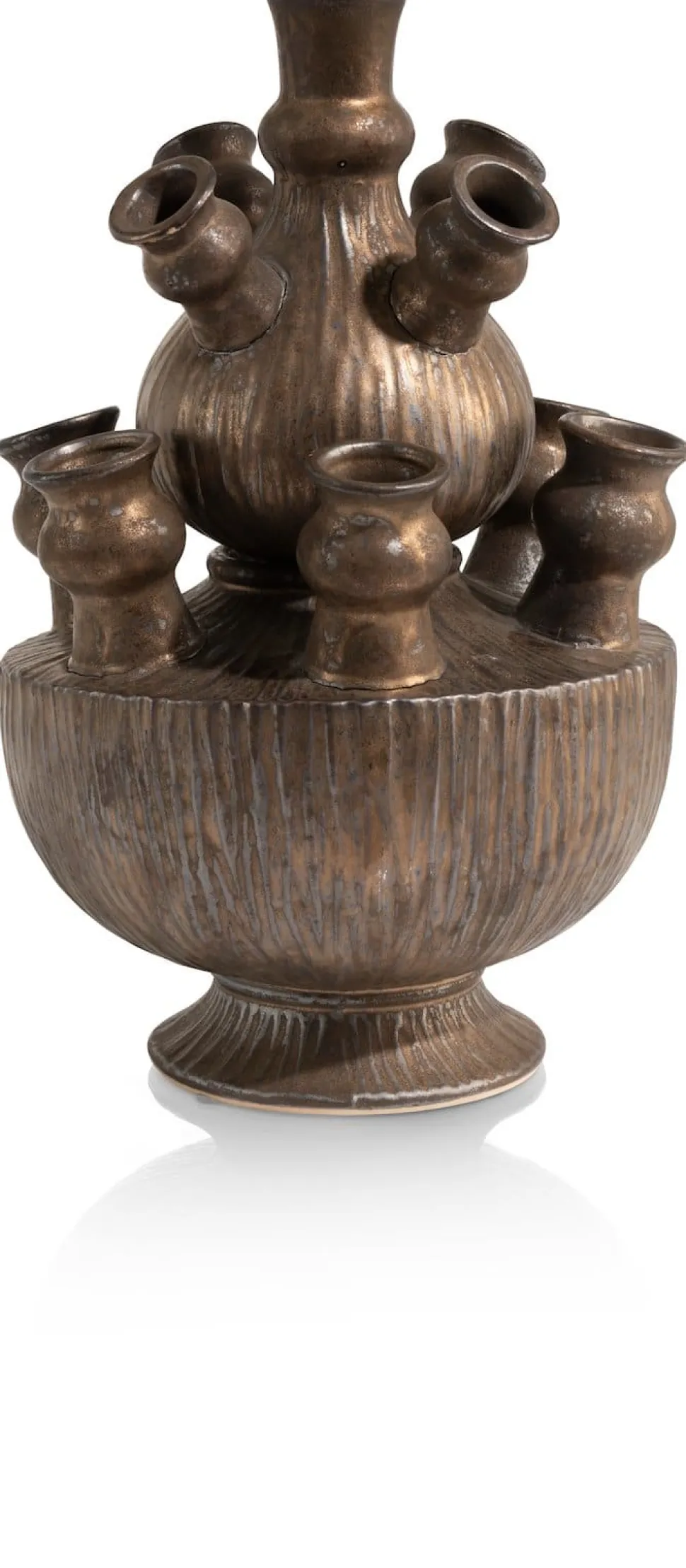 Golden Tulip vaas H39cm - Goud