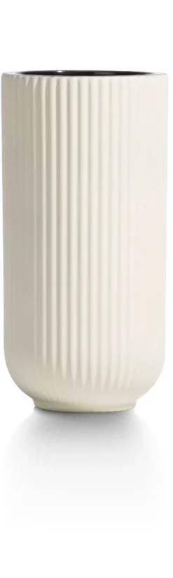 Haley vaas H24cm - Wit
