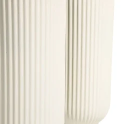 Haley vaas H24cm - Wit