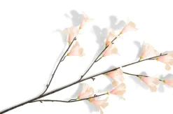 Hibiscus Branch H115cm kunstbloem - Oranje