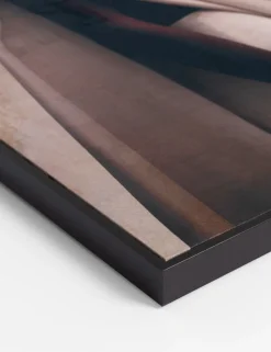 Holly schilderij 90x140cm - Bruin