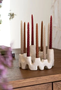 Jet kandelaar H14,5cm - Wit