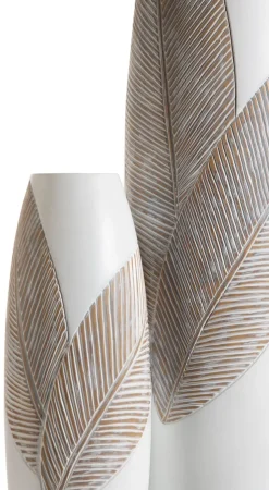 Jolie vaas H78cm - Wit