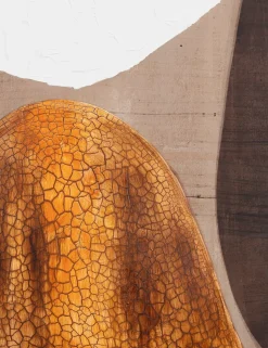 Jorn schilderij 90x140cm - Bruin