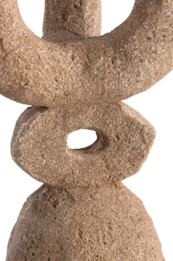 June kandelaar H27cm - Bruin