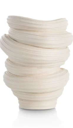 Juul vaas H32,6cm - Cremekleurig